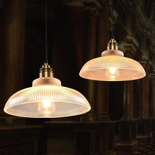 Moderne Glazen Hanglamp – Amber of Doorzichtig met Verstelbaar Snoer