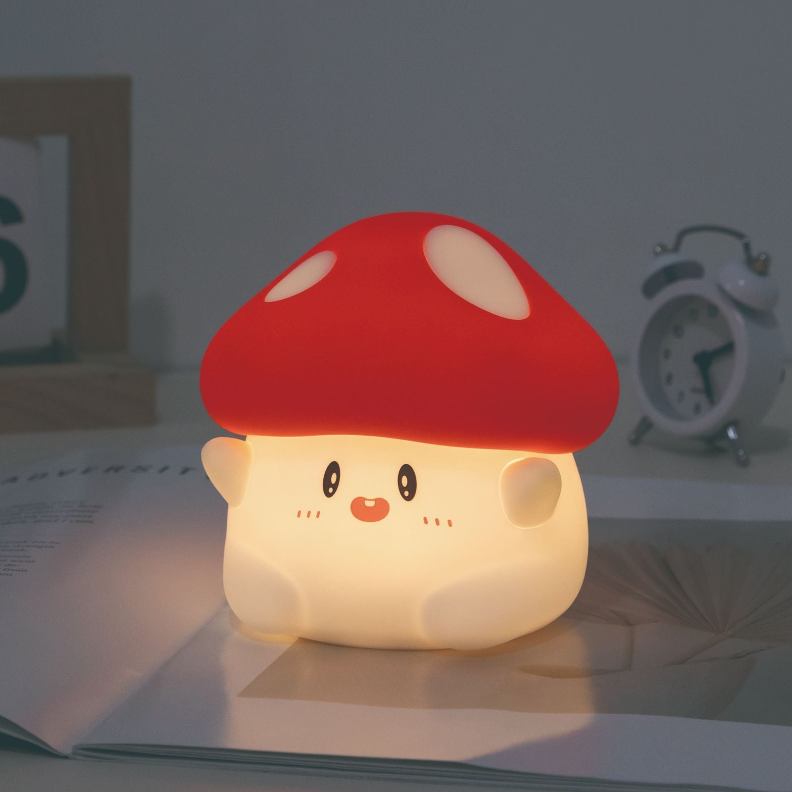 Spotty - Paddenstoel Nachtlamp LED Squishy