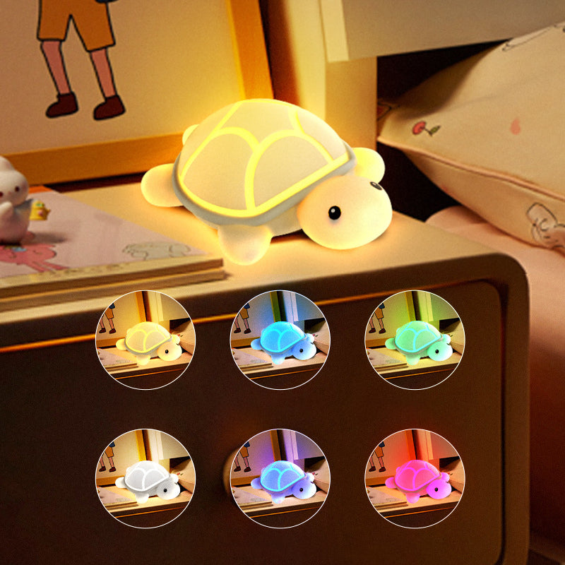 Shieldy - Schildpad Nachtlamp met LED en Tap-Functie