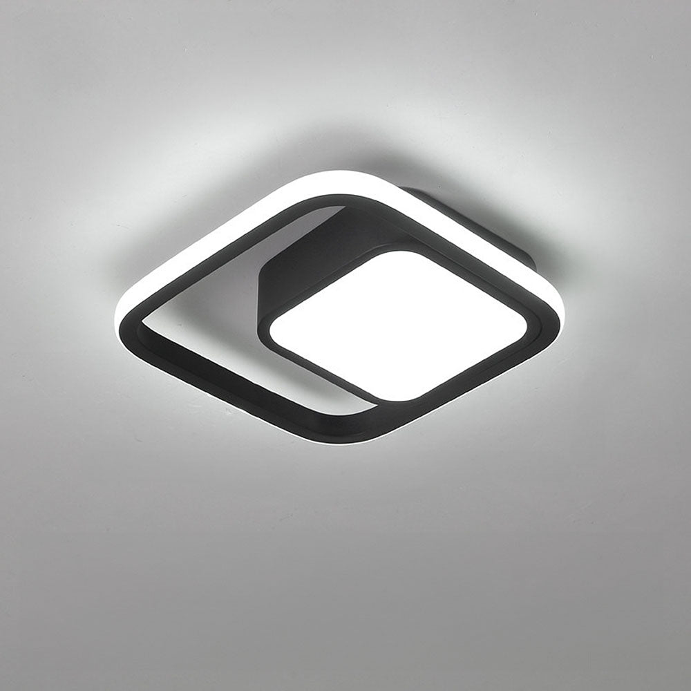 LED Plafondlamp met Dubbele Ring – Modern & Minimalistisch