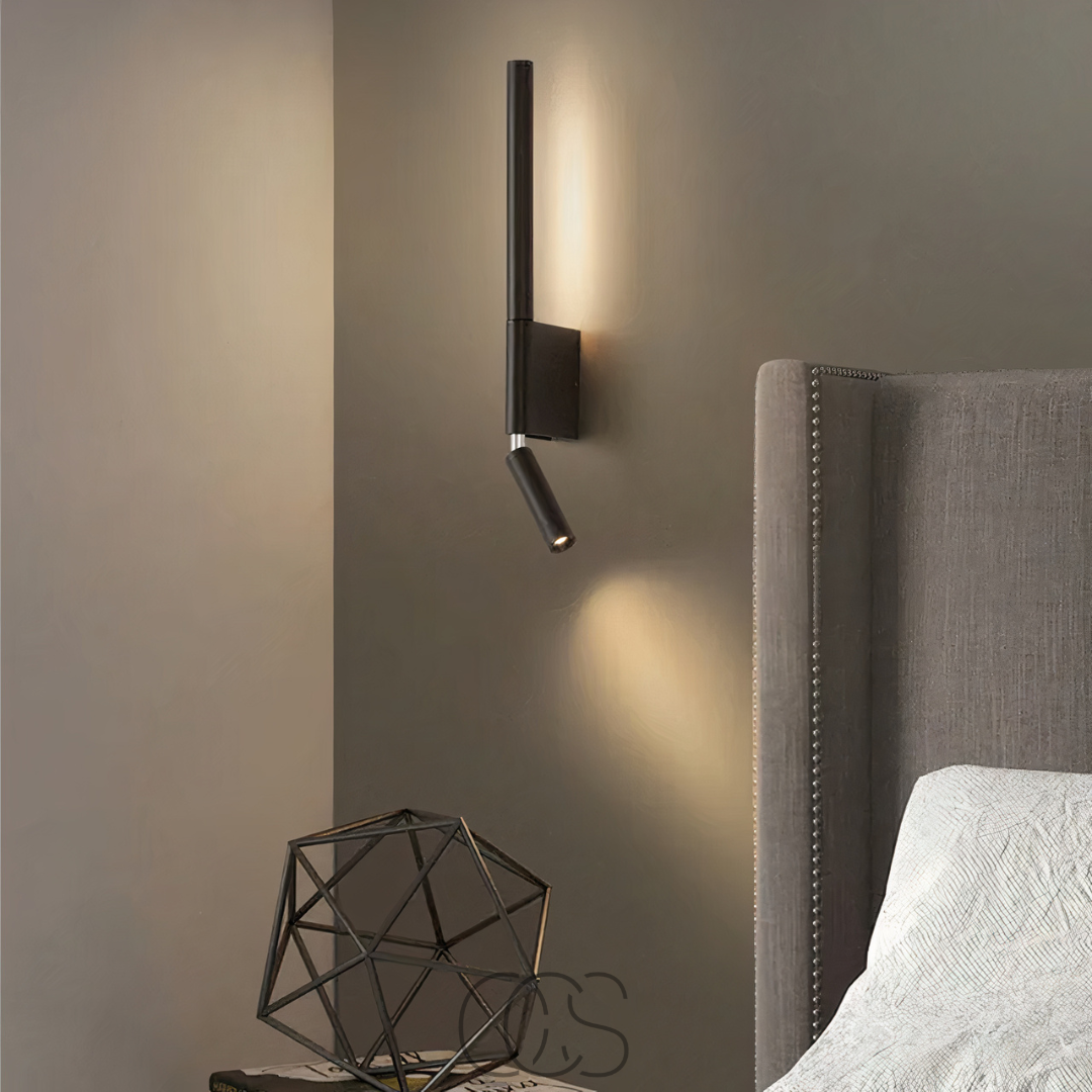 Saga – LED Wandlamp met Flexibele Leeslamp