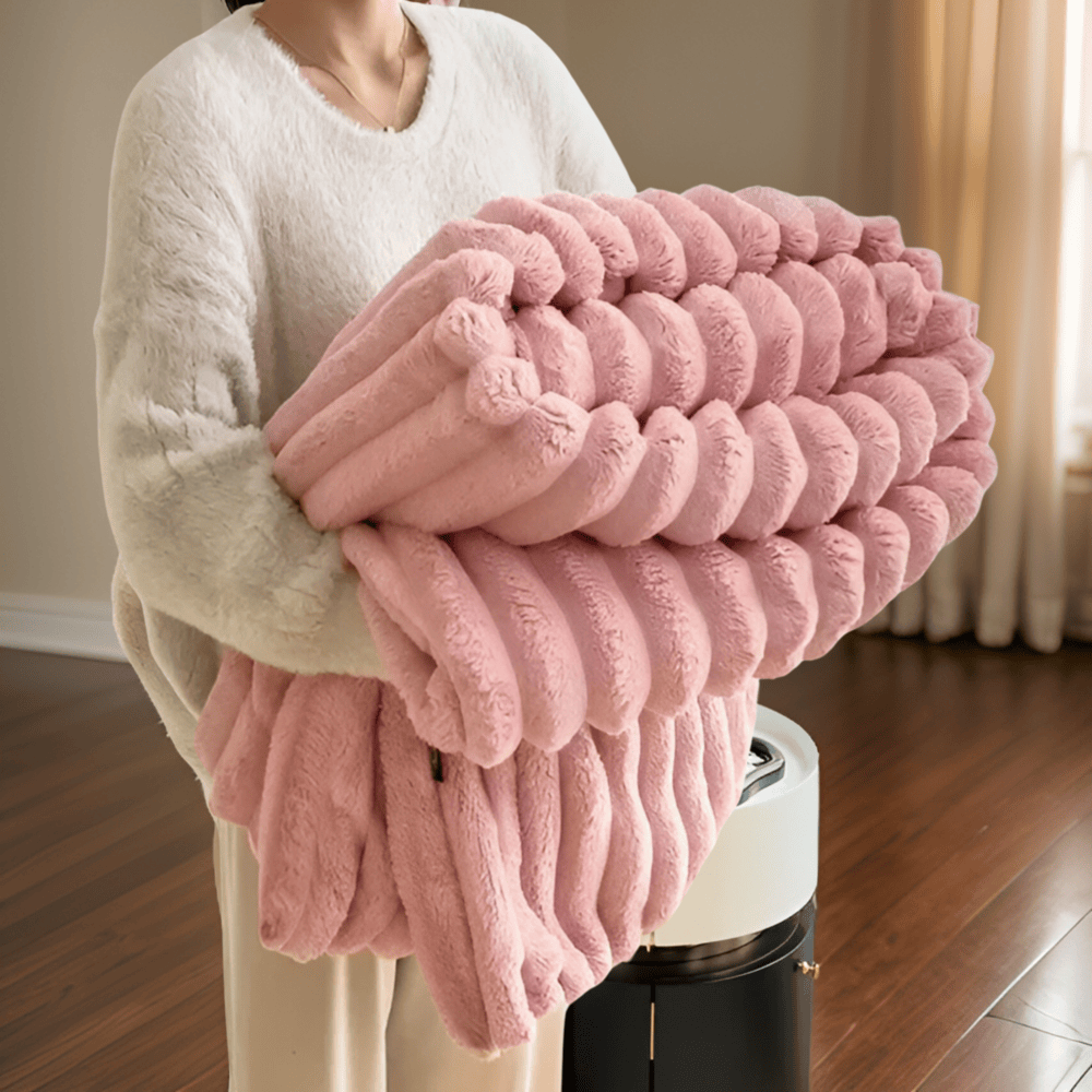 Winter Deken – Luxe Pluche Plaid voor Bank en Woonkamer