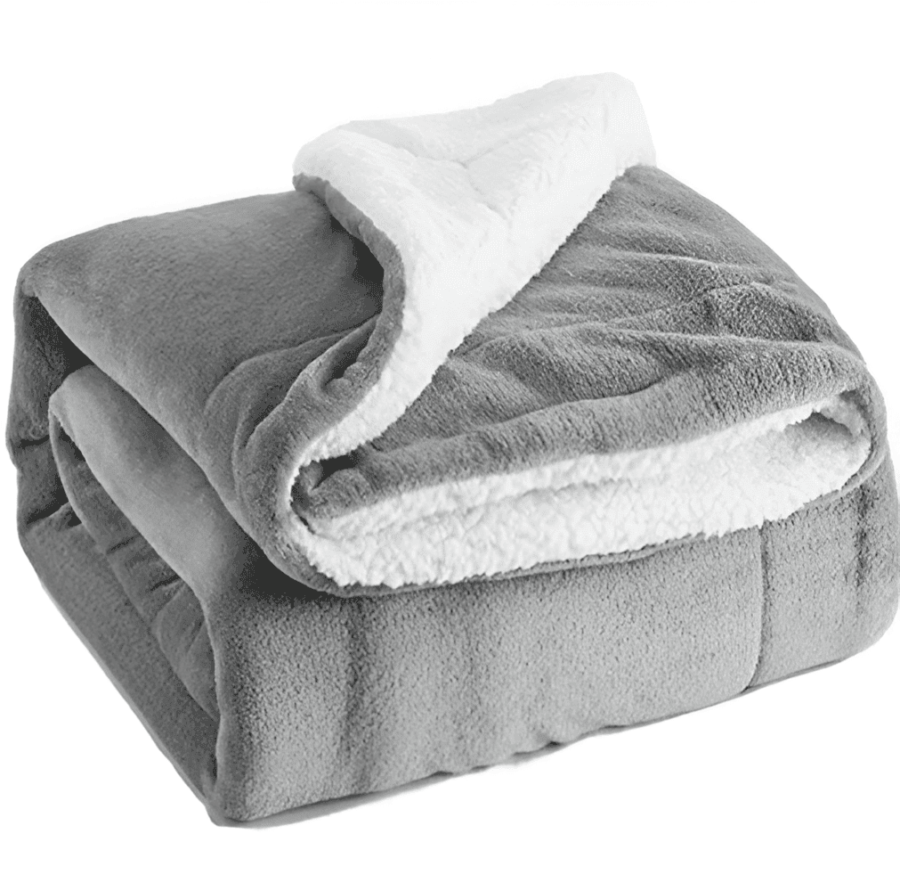 Gezellige Pluche Plaid – Dikke en Zachte Sherpa Flanellen Deken