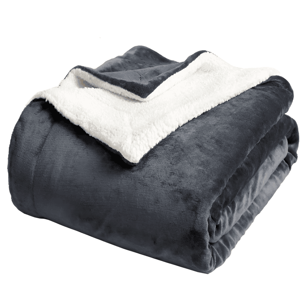 Gezellige Pluche Plaid – Dikke en Zachte Sherpa Flanellen Deken