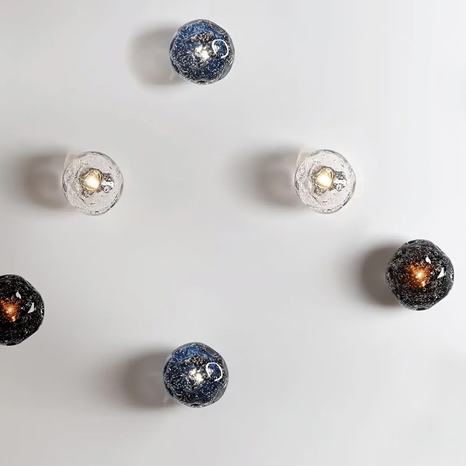 Moderne Handgevormde Glazen LED Wandlamp – Artistieke Sfeerverlichting voor Woonkamer & Slaapkamer