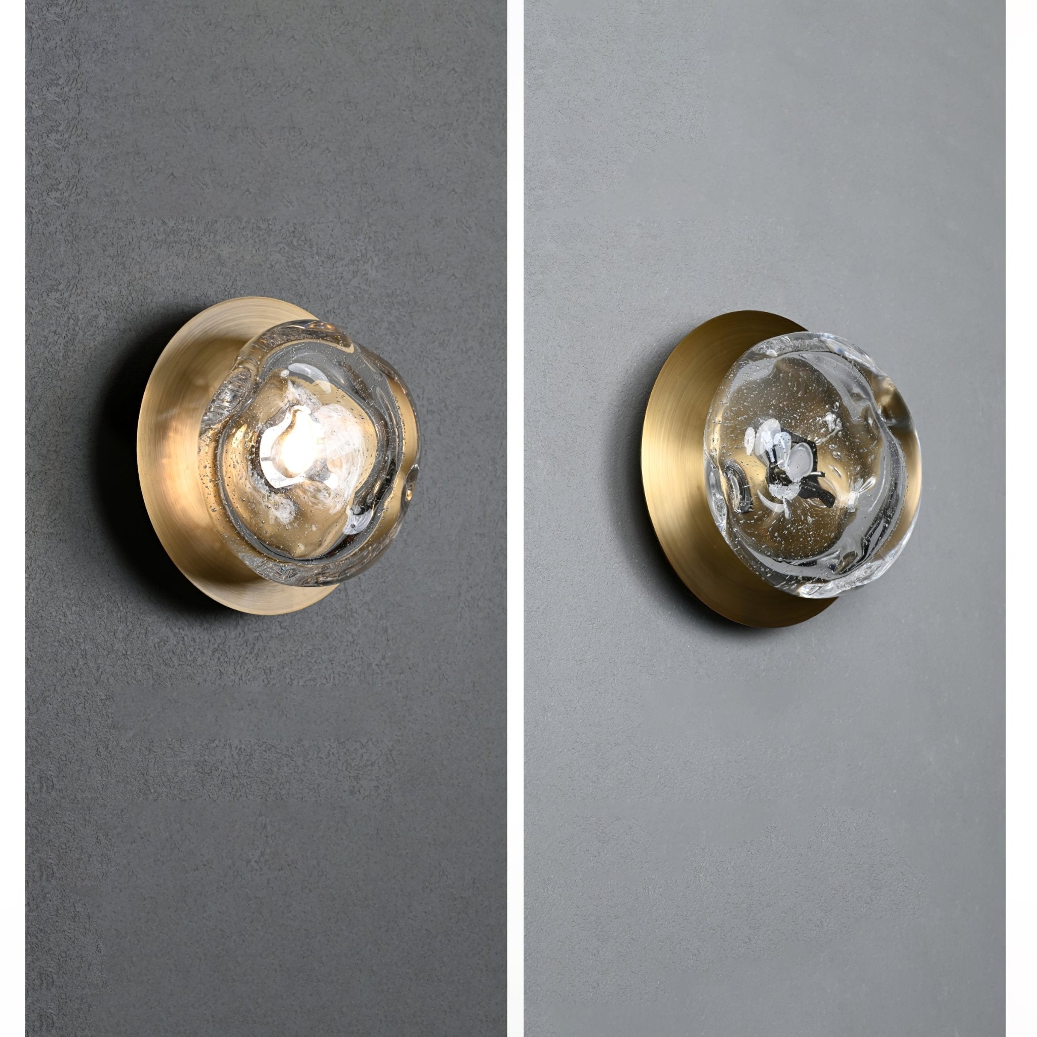 Moderne Handgevormde Glazen LED Wandlamp – Artistieke Sfeerverlichting voor Woonkamer & Slaapkamer