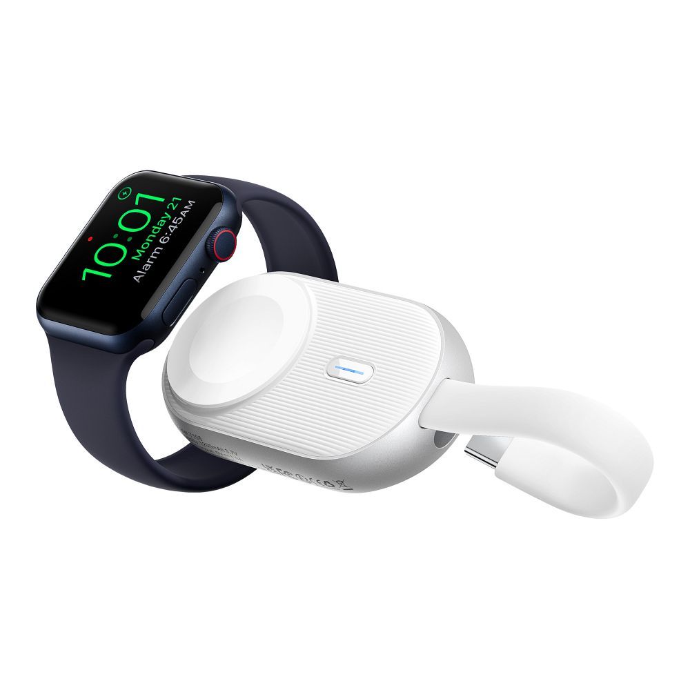 Lumio - Mini Powerbank 1200 mAh voor Apple Watch & AirPods – Superlicht & Compact