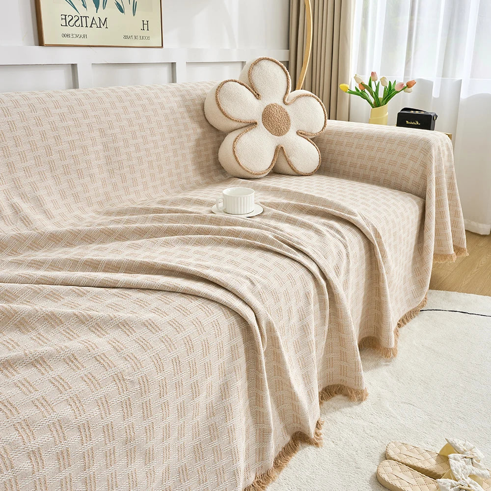 Extra Grote Omkeerbare Bankhoes – Zacht, Wasbaar & Perfect voor Hoge Rugleuningen