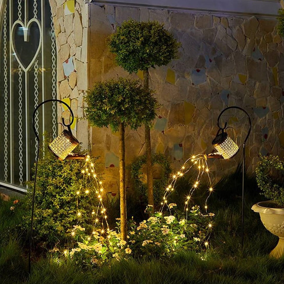 Waterende Lantaarn – Zonne-energie Tuinverlichting voor Elegante Sfeerverlichting