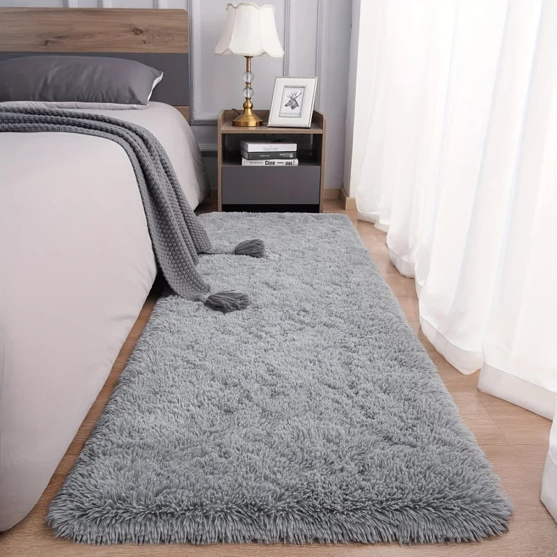 Ultra-Soft Plush Rug – Modern, Washable Carpet for Bedroom and Living Room