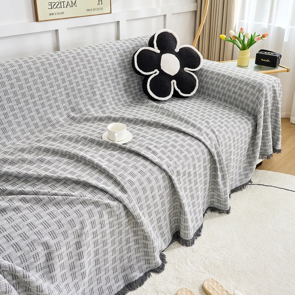 Extra Grote Omkeerbare Bankhoes – Zacht, Wasbaar & Perfect voor Hoge Rugleuningen