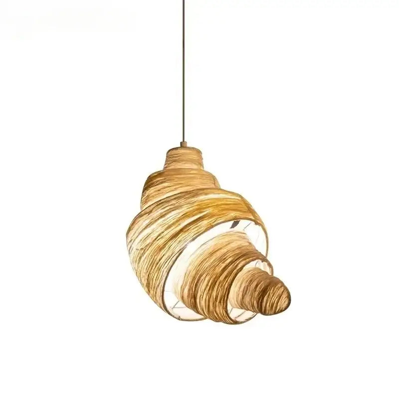 Spiraalvormige Stoffen Hanglamp | Moderne Sculpturale Plafondlamp