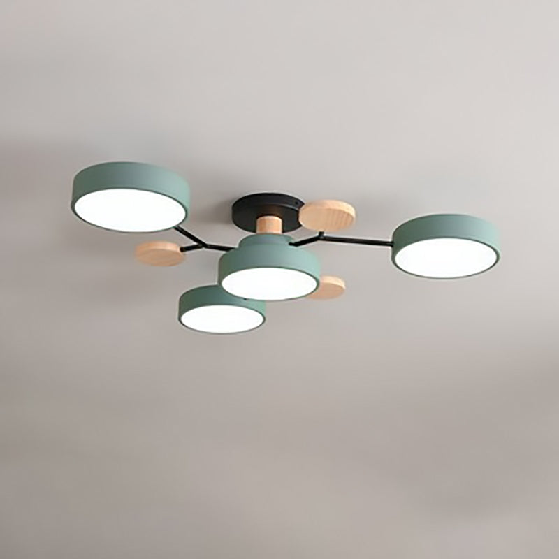 Scandinavische LED Plafondlamp Moleculair Design & Moderne Sfeerverlichting