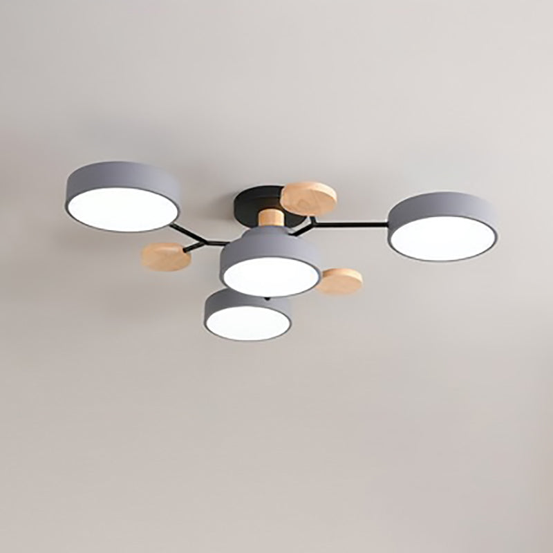 Scandinavische LED Plafondlamp Moleculair Design & Moderne Sfeerverlichting