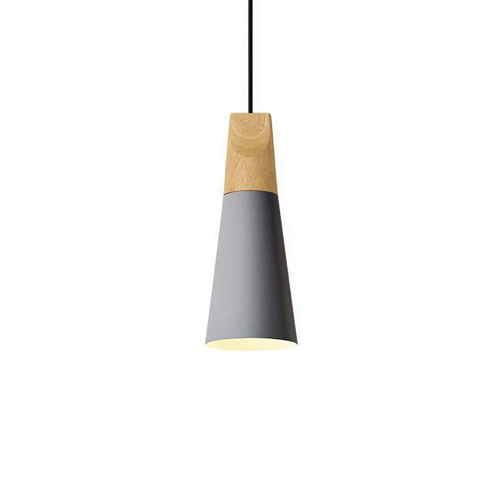 Ovia – Scandinavische Hanglamp van Hout & Aluminium