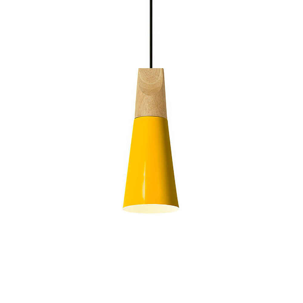 Ovia – Scandinavische Hanglamp van Hout & Aluminium