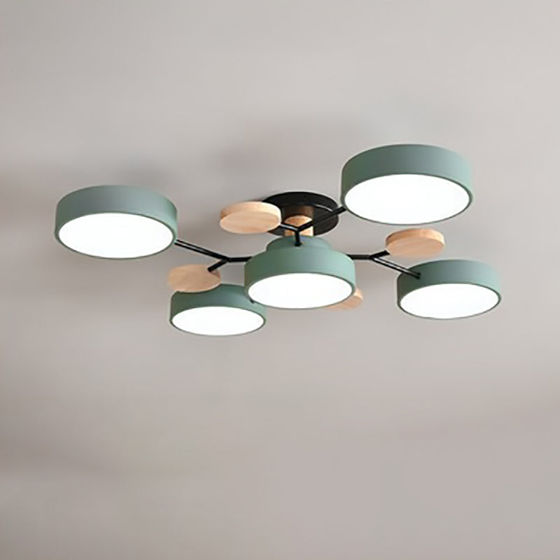 Scandinavische LED Plafondlamp Moleculair Design & Moderne Sfeerverlichting