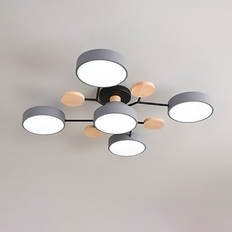 Scandinavische LED Plafondlamp Moleculair Design & Moderne Sfeerverlichting