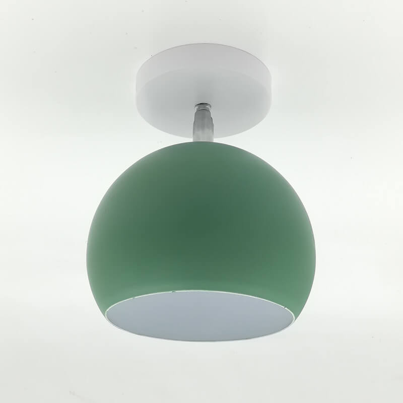 Moderne `Scandinavische Minimalistische Plafondlamp – IJzer & Hout in Meerdere Kleuren