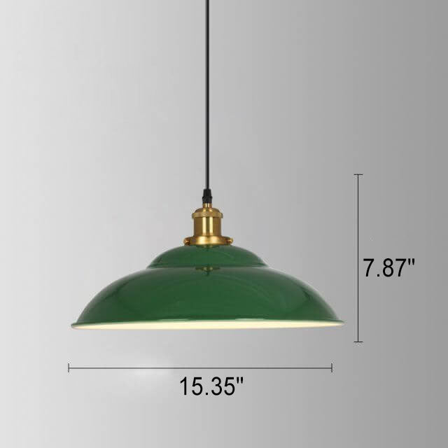 Industriële Groene Hanglamp – Meerdere Formaten