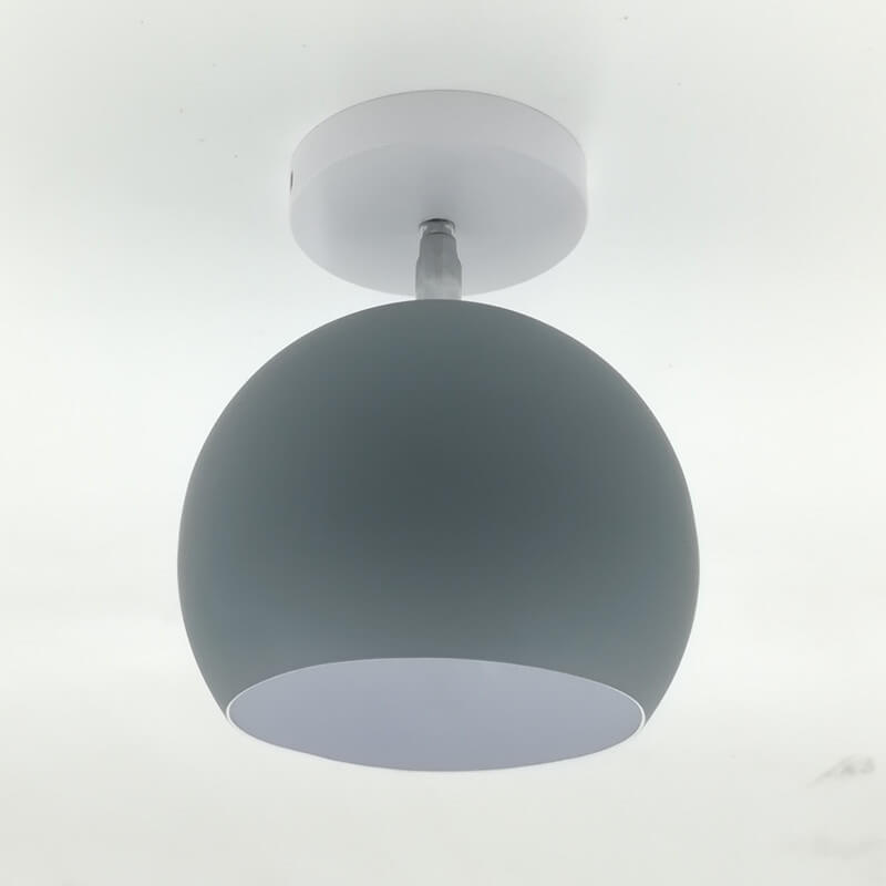 Moderne `Scandinavische Minimalistische Plafondlamp – IJzer & Hout in Meerdere Kleuren