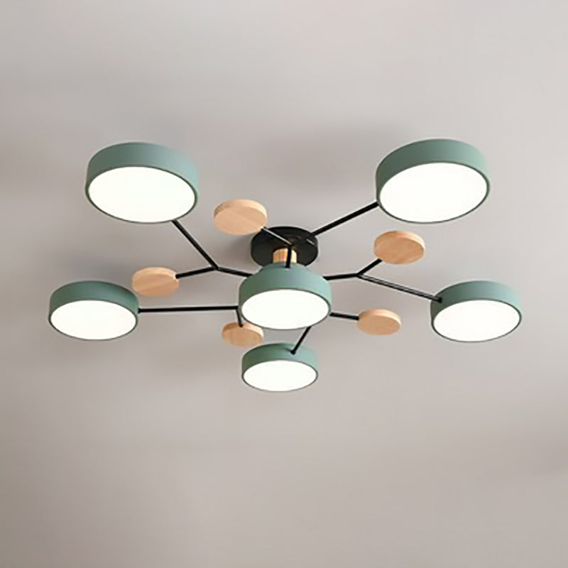 Scandinavische LED Plafondlamp Moleculair Design & Moderne Sfeerverlichting