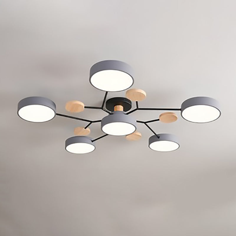 Scandinavische LED Plafondlamp Moleculair Design & Moderne Sfeerverlichting