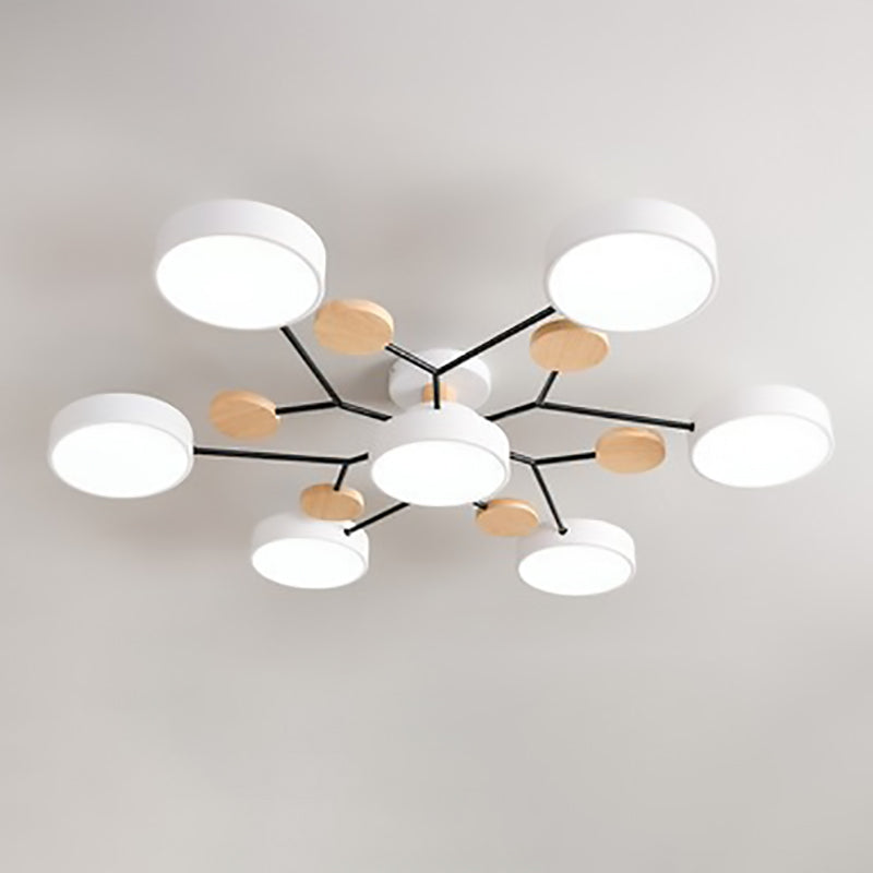 Scandinavische LED Plafondlamp Moleculair Design & Moderne Sfeerverlichting