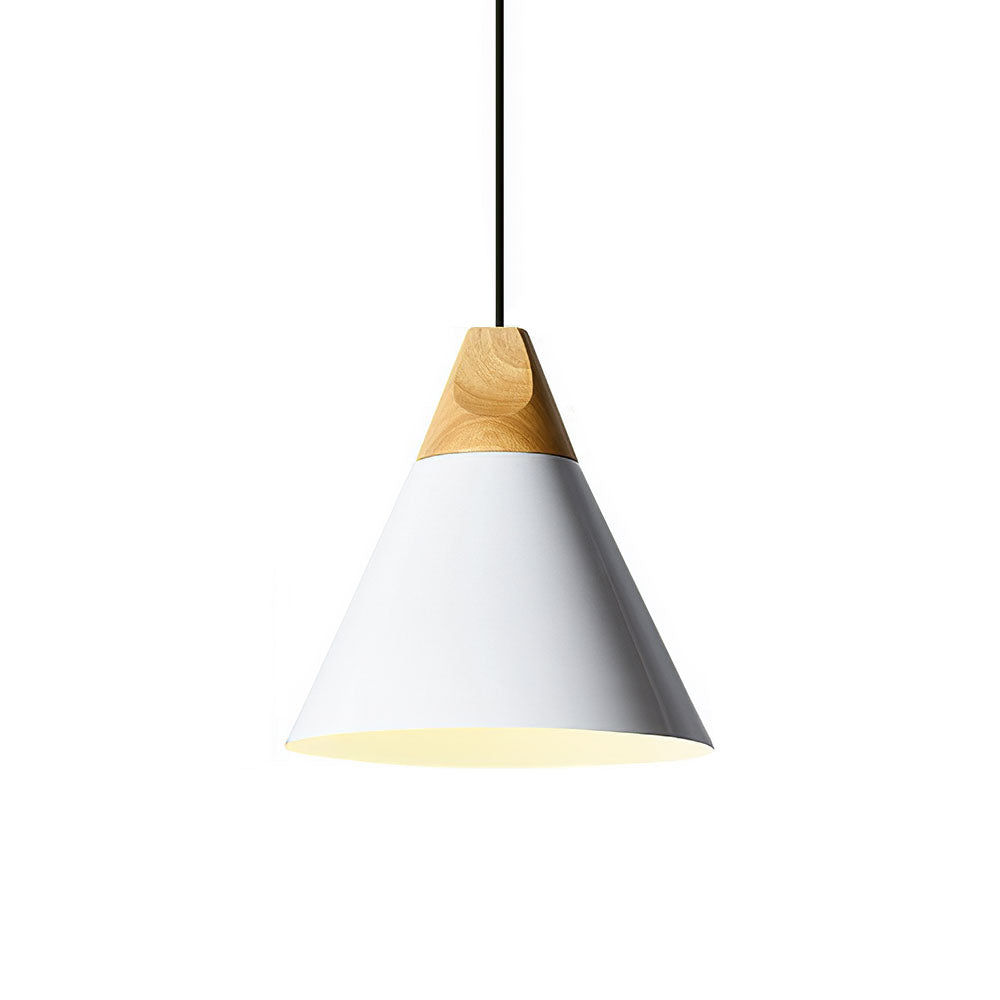 Ovia – Scandinavische Hanglamp van Hout & Aluminium