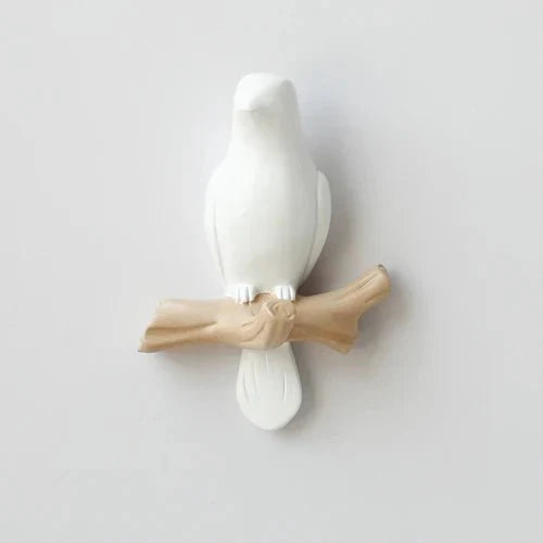Hars Wandkapstok met Vogelmotief – Stijlvol, Duurzaam & Functioneel