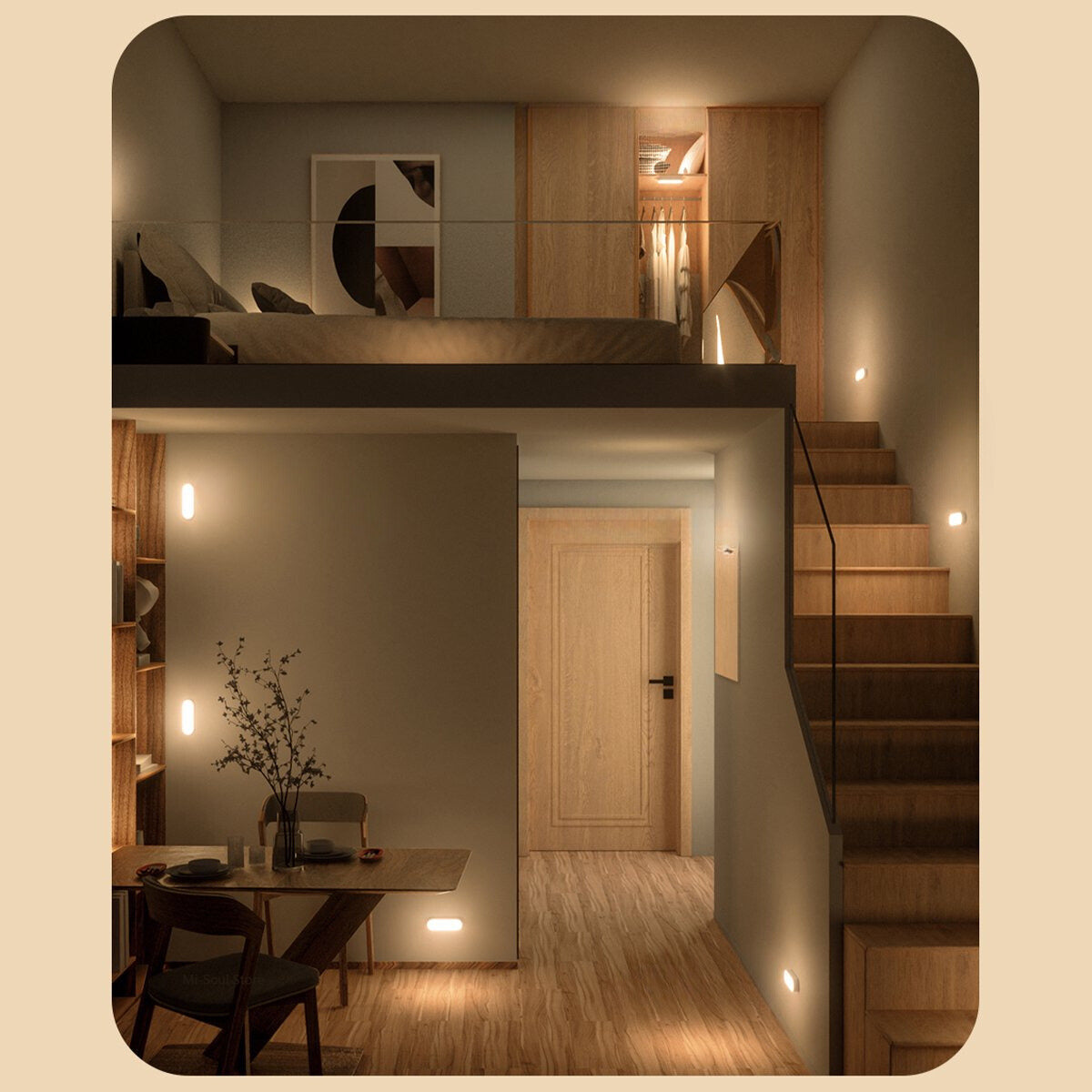 USB Oplaadbare Bewegingssensor - Wandlamp – Slimme Verlichting