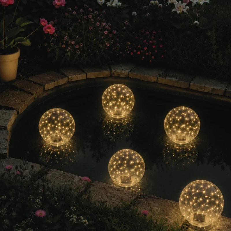 Drijvende Solar Zwembadlamp | Waterdichte LED Tuin- & Terrasverlichting