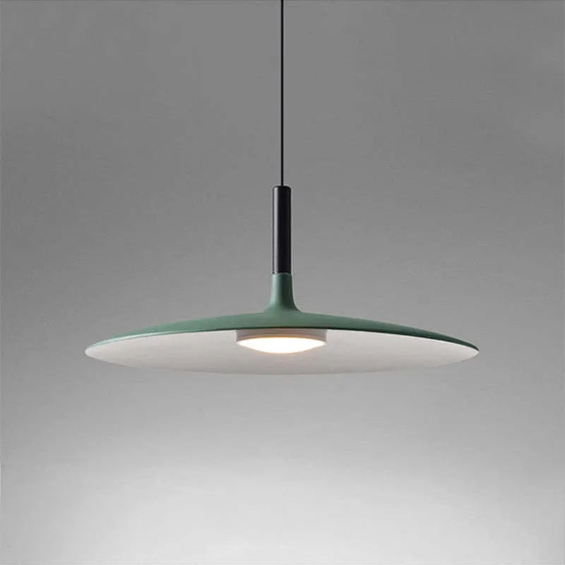 Suspension Minimaliste Moderne à Forme Épurée avec Éclairage LED