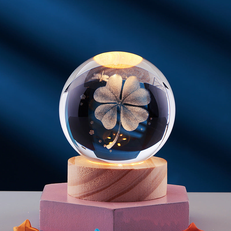 Spatio – Orb 3D Kristallen Nachtlamp
