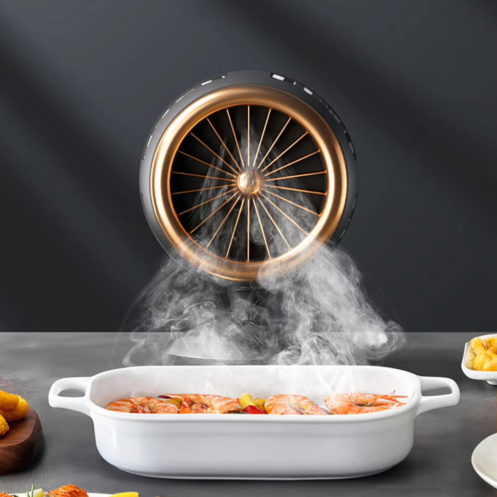 Draagbare USB Rookafzuiger – Compacte Tafelventilator met 3 Snelheden