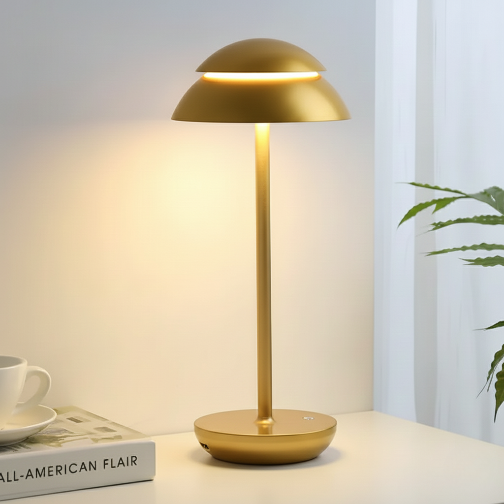 Stijlvolle Aluminium tafellamp met Dimfunctie