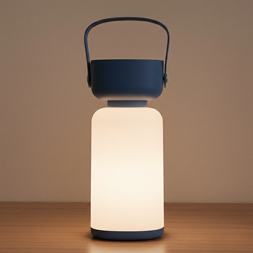 Waterdichte Draagbare LED Tafellamp in Modern Cilinderontwerp