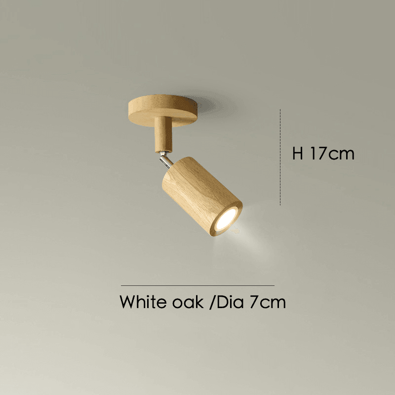 Minimalistische Houten Plafondlamp met Modulair Design