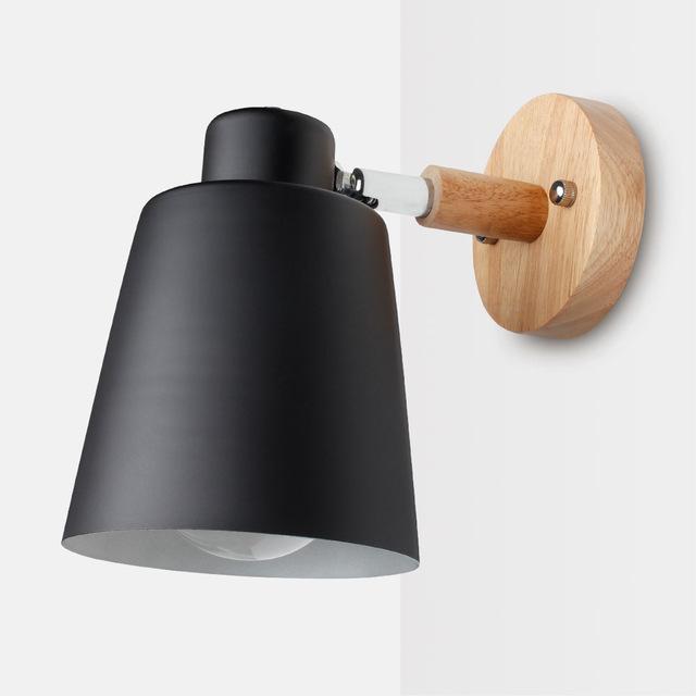 Scandinavische Wandlamp van IJzer & Hout
