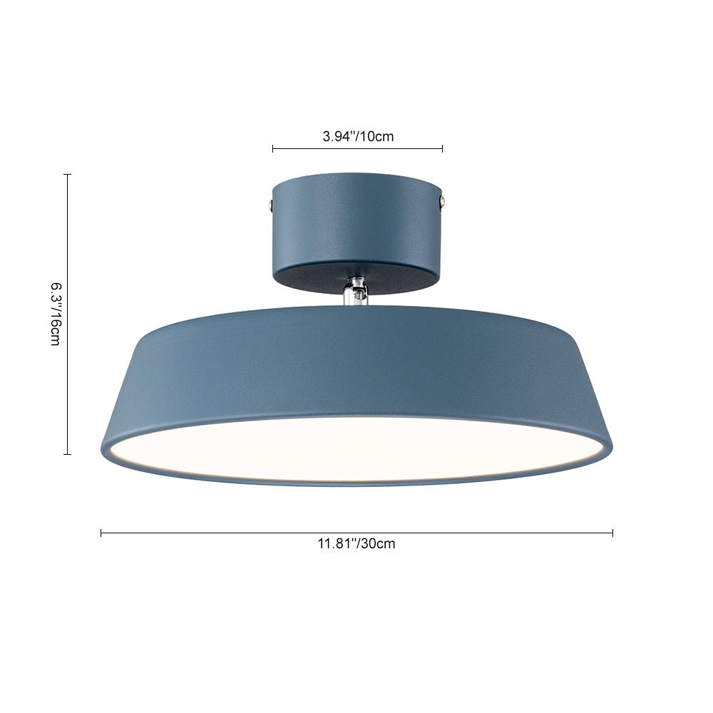 Scandinavische LED Plafondlamp met Acryl Kap