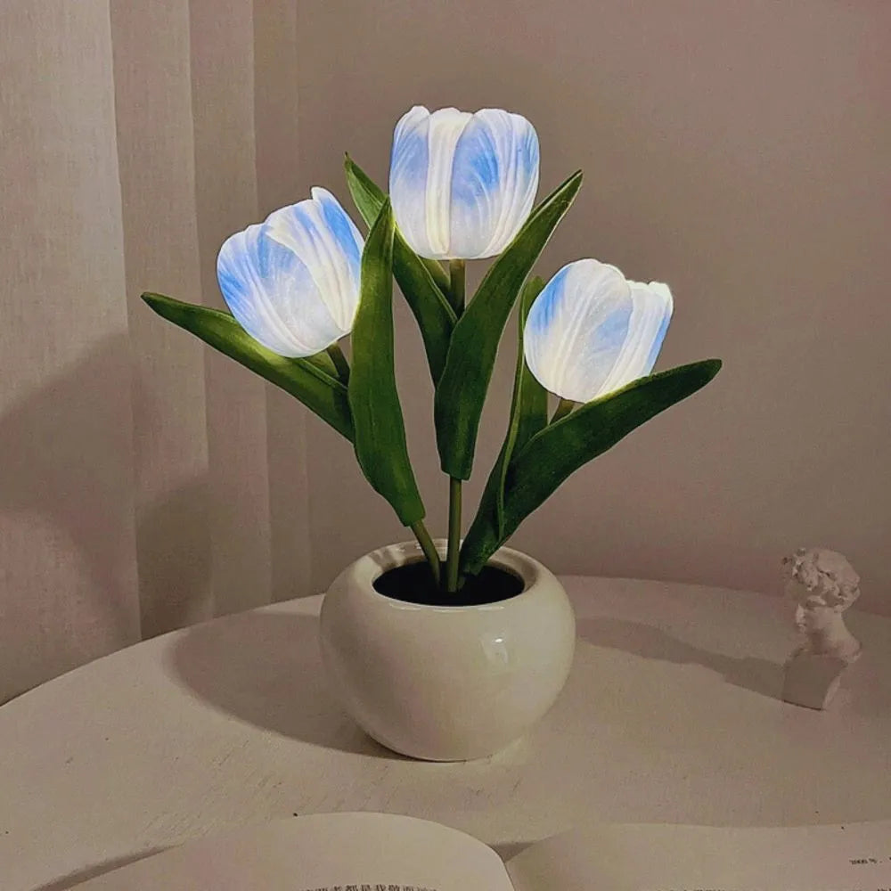 Tulp Nachtlamp – Elegante Bloemen LED Lamp voor Gezellige Sfeer