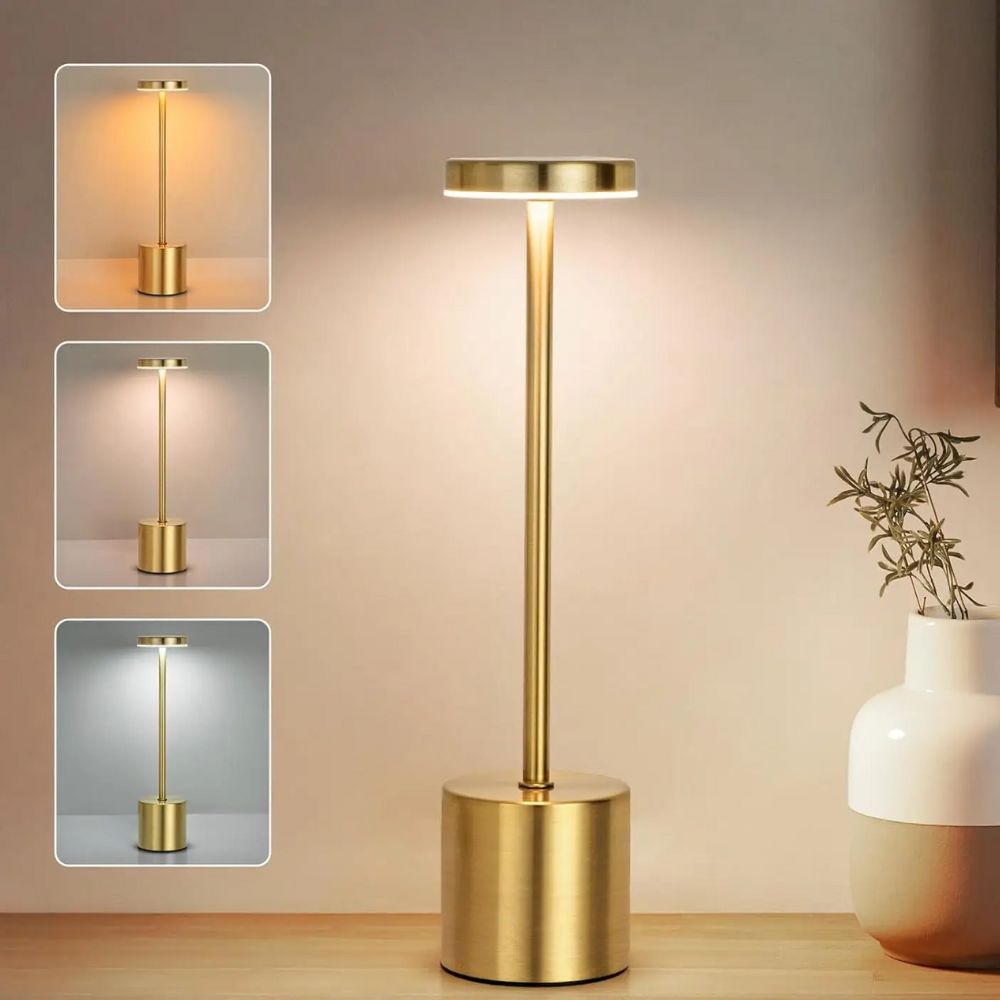 Elegante H-Vormige LED Designlamp met USB-C Oplaadfunctie