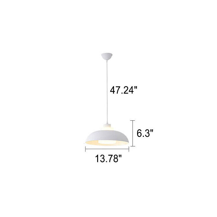 Moderne Aluminium Hanglamp – E26 Fitting, Meerdere Kleuren en Maten