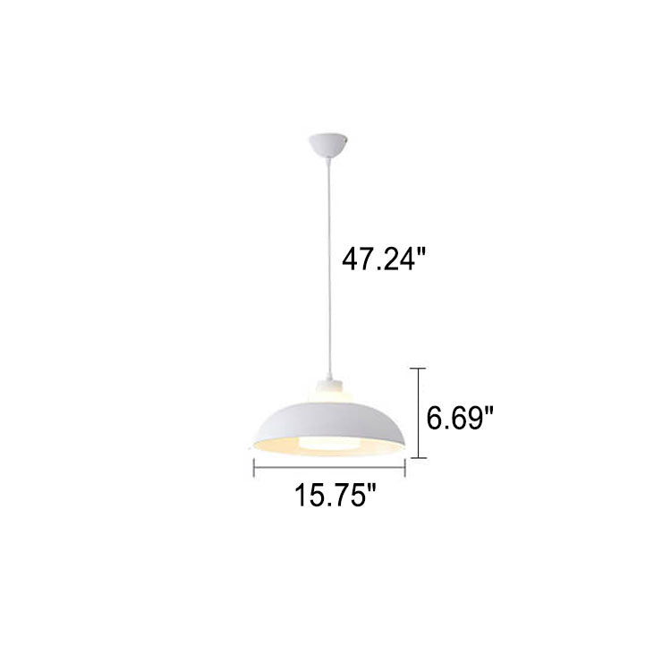 Moderne Aluminium Hanglamp – E26 Fitting, Meerdere Kleuren en Maten