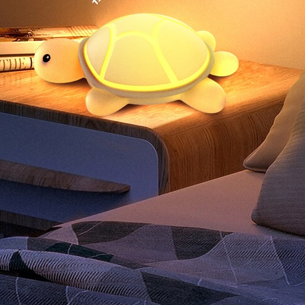 Shieldy - Schildpad Nachtlamp met LED en Tap-Functie