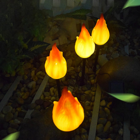 Solar LED Tuinprikker – Geel/Rood – 1.2 V (1, 3 of 4 Lichtbronnen)