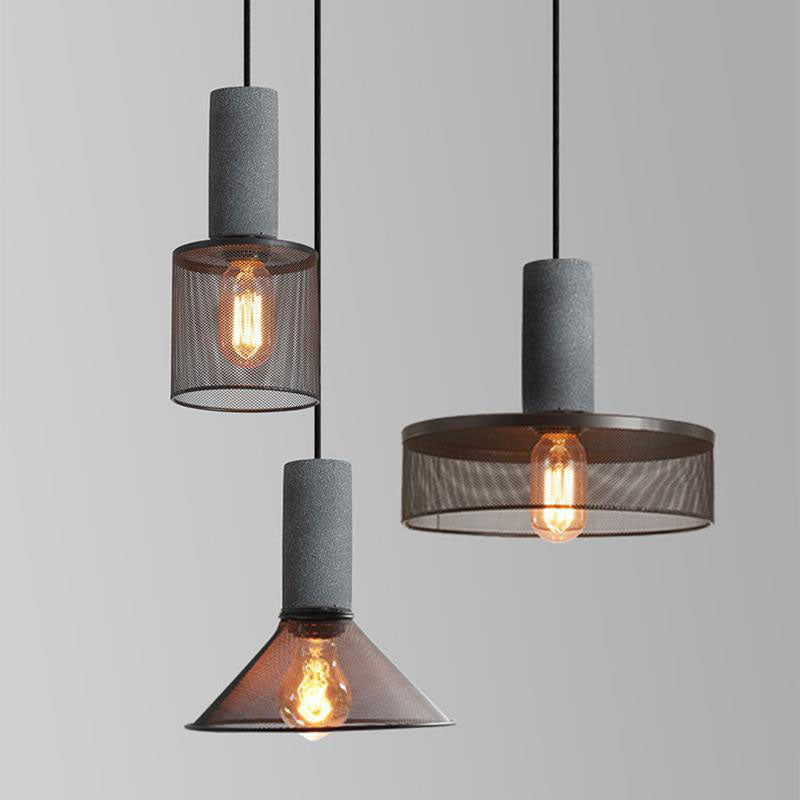 Mysa – Smokey Industriële Pendelverlichting met Modern Design