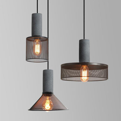 Mysa – Smokey Industriële Pendelverlichting met Modern Design