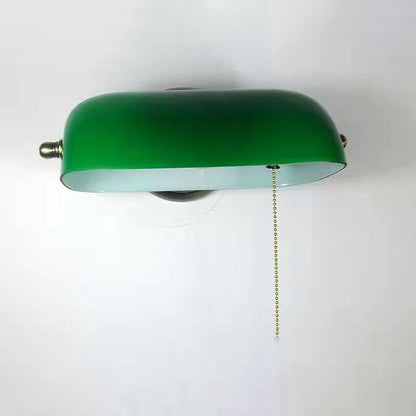 Industriële Wandlamp – Groen of Wit Glas & IJzer met E26 Fitting