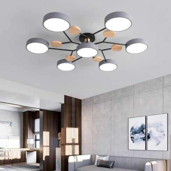 Scandinavische LED Plafondlamp Moleculair Design & Moderne Sfeerverlichting